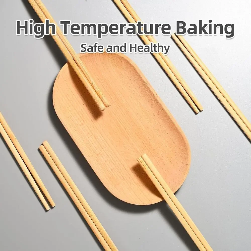 VIWIK 100 Pairs Bamboo Chopsticks, Individually Wrapped Splinter-Free, 9 Inch